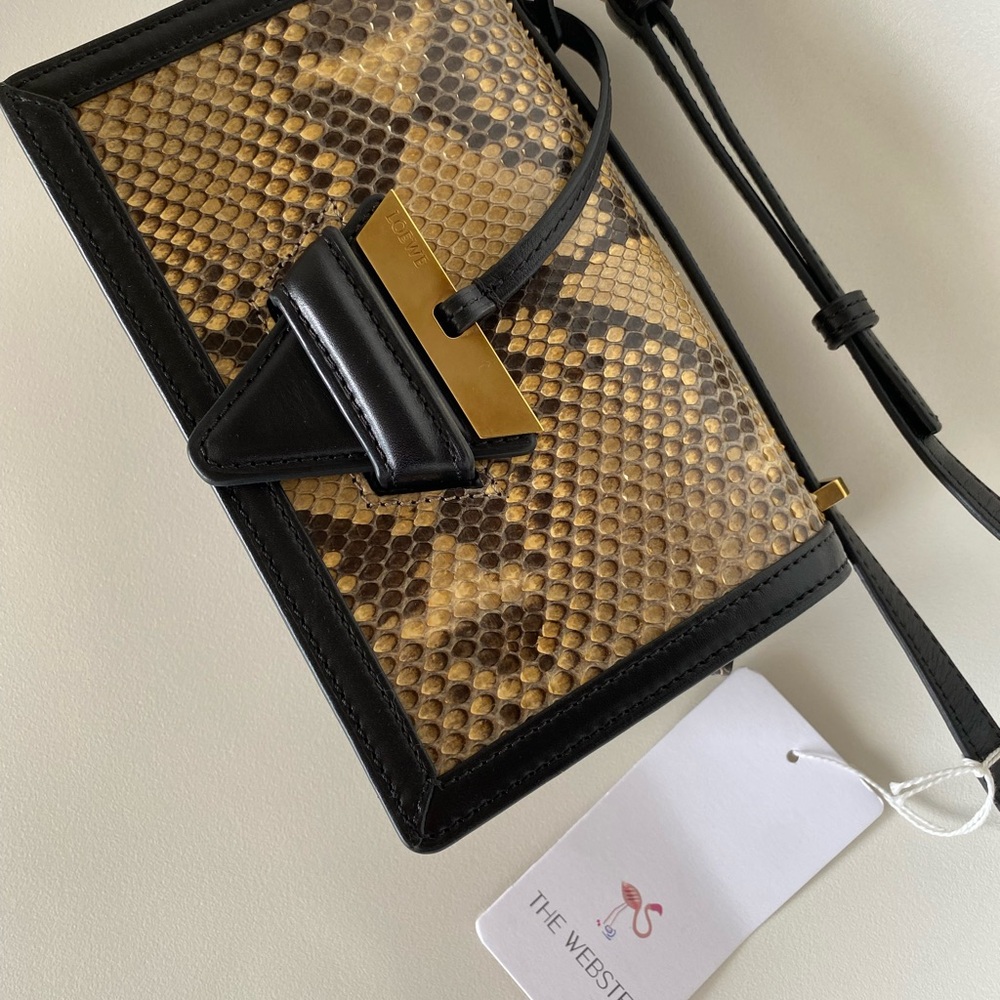 LOEWE Small Python Barcelona Bag - Picture 9 of 12